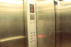 inside elevator hotel