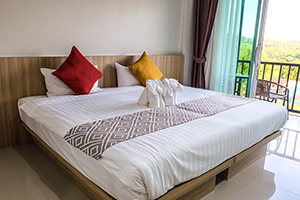 double bed room klong muang hotel