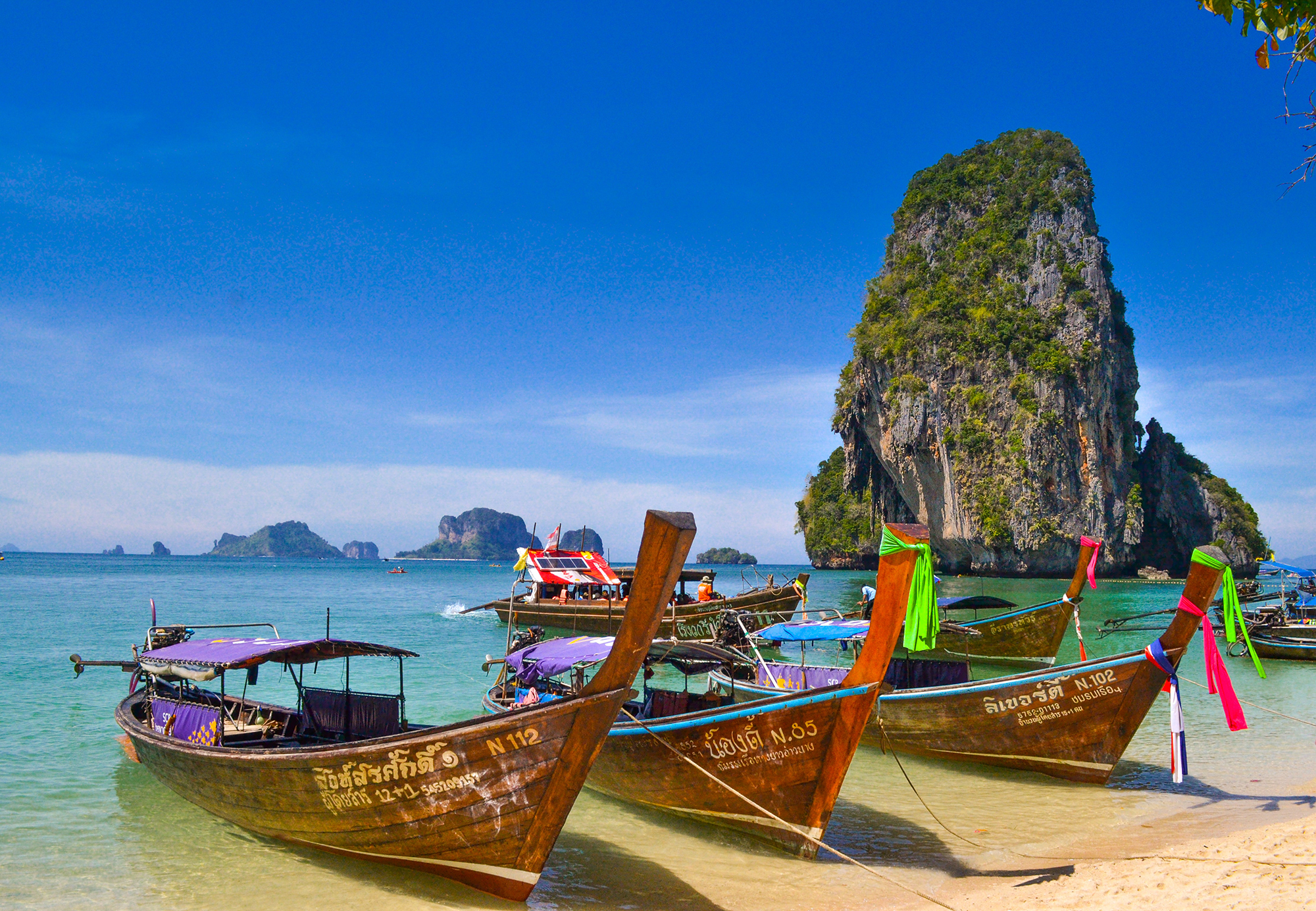 long tail boat krabi